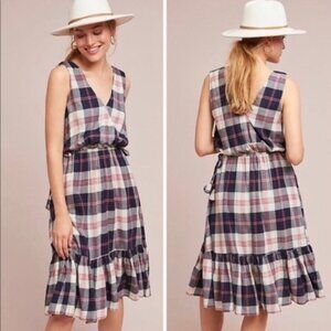 Anthropologie X Isabella Sinclair | Dickens Paid Dress | Size Extra Small